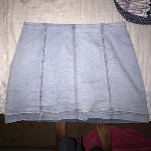 Light Denim Skirt